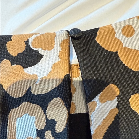 Ann Mashburn Thick Leopard Print Sleeveless Shift Dress L Silk blend lined - Picture 10 of 11